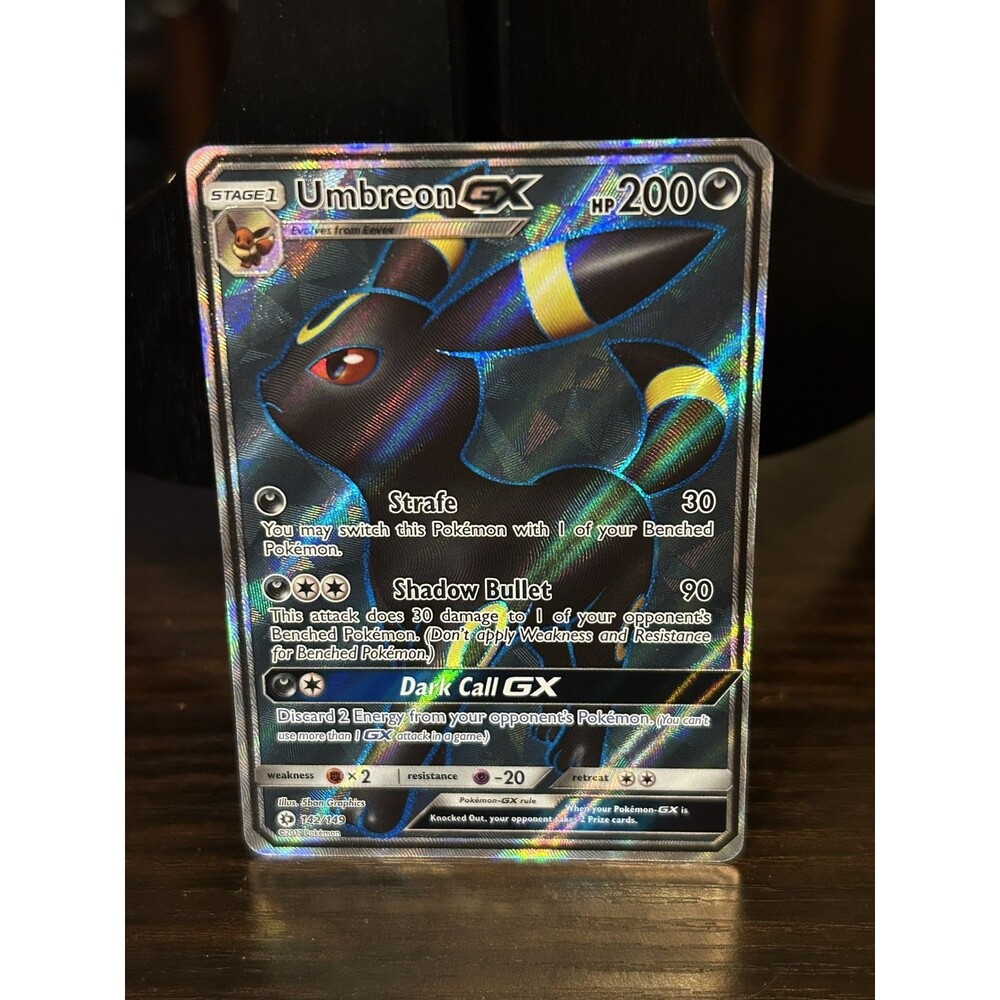 The Pokémon Company Umbreon GX SM Base Set 142/149 English 2017 Holo Full Art NM